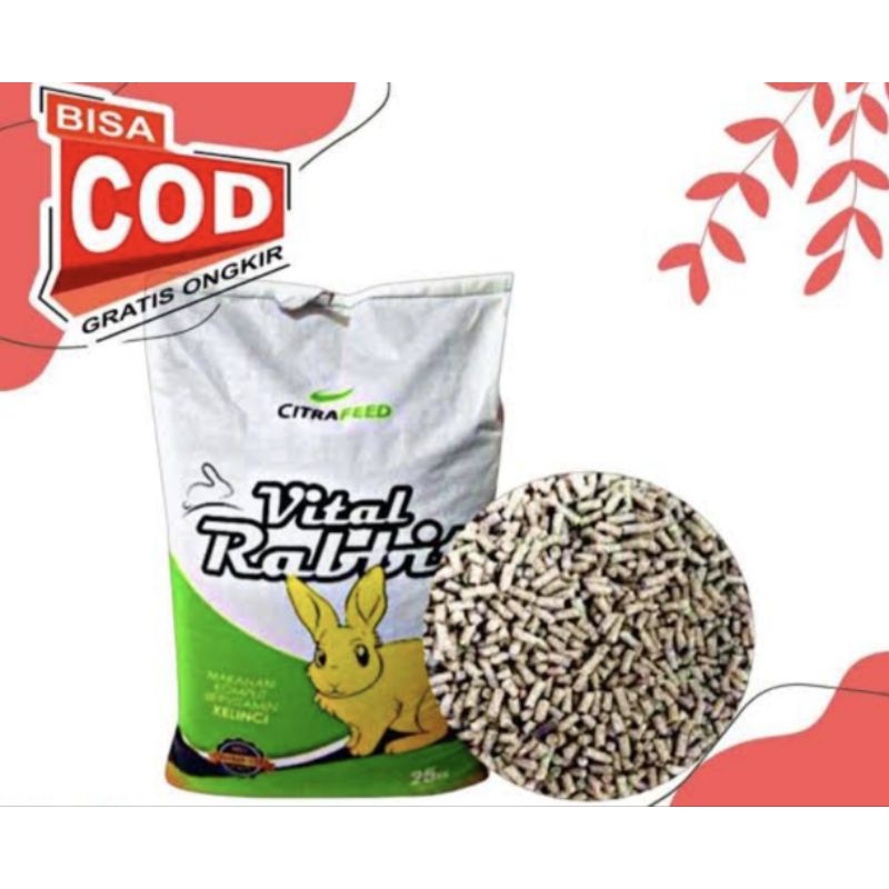 Vital rabbit food makanan kelinci Pur pakan kelinci