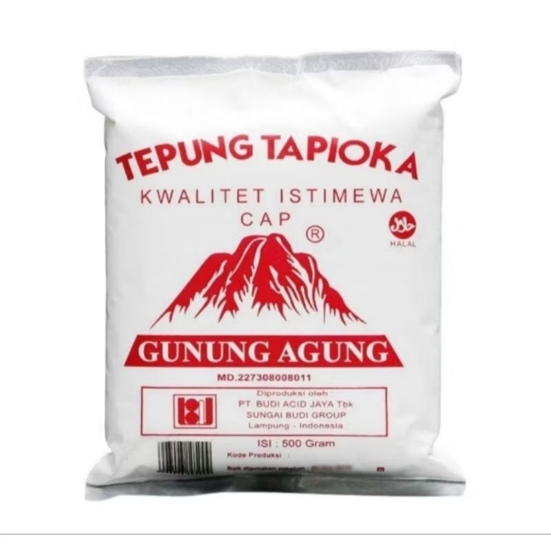 

Tepung Tapioka Cap GUNUNG AGUNG 500gr Kwalitet Istimewa - Gunung Agung Tepung Tapioka 500gr