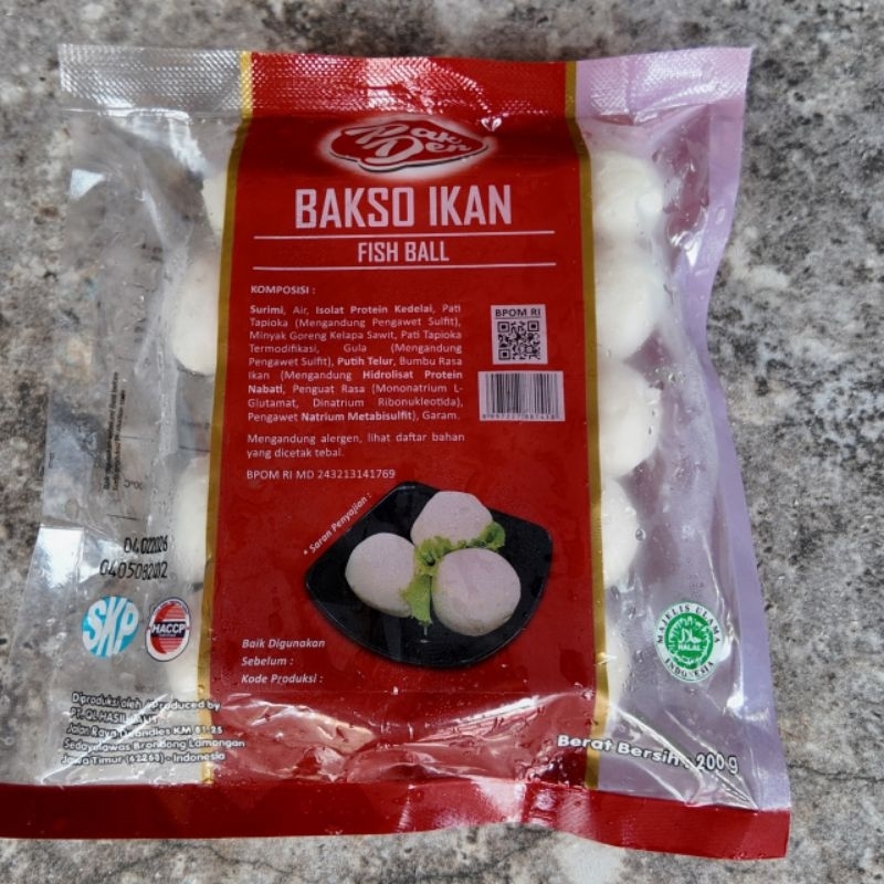 

PAKDEN BASO IKAN 200gr