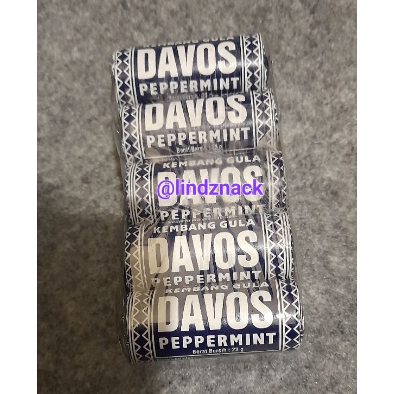 

Permen Davos Peppermint Roll 1 Pack