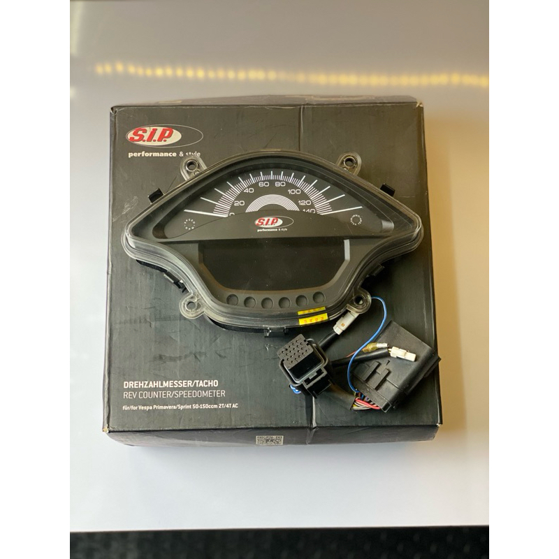 Speedometer SIP BLACK Vespa Sprint Primavera