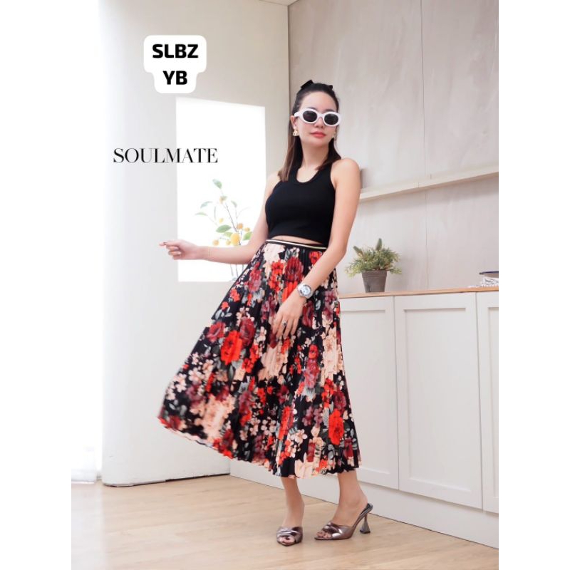 Rok lipit Ori Bangkok model Kembang Pinggang karet