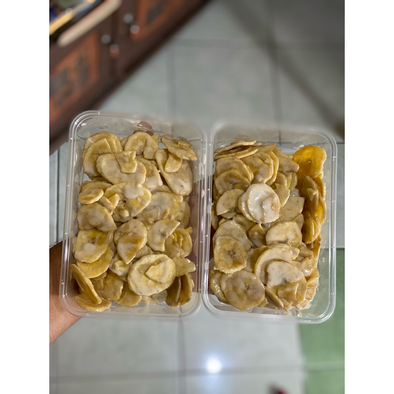 

Kriuk Nyoy Bundling Lebih Hemat | Keripik Pisang Lumer Vanilla + Vanilla