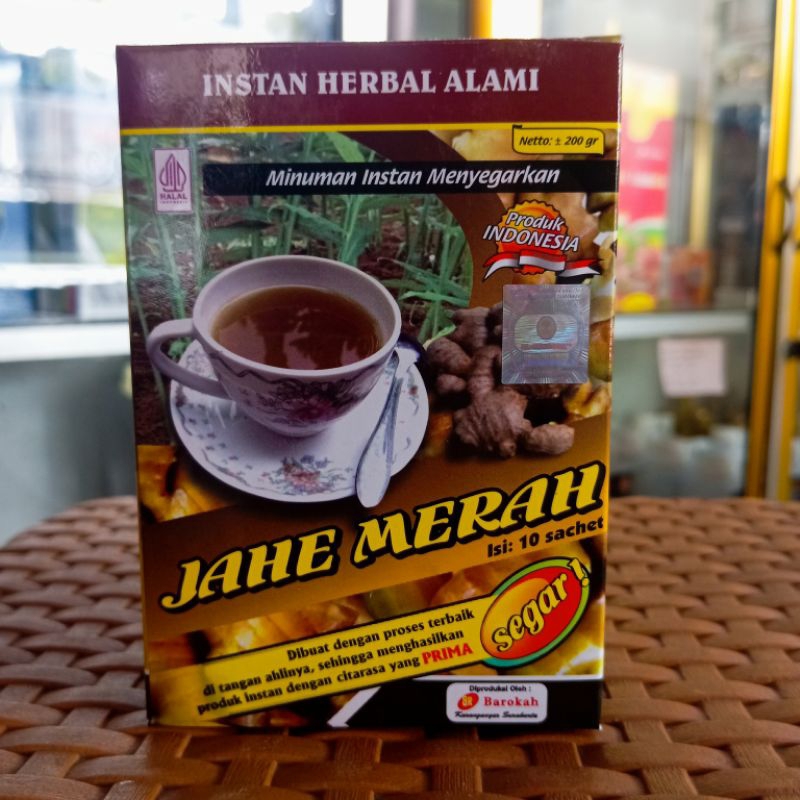 

Jahe Merah Instan 10 Sachet Al ghuroba