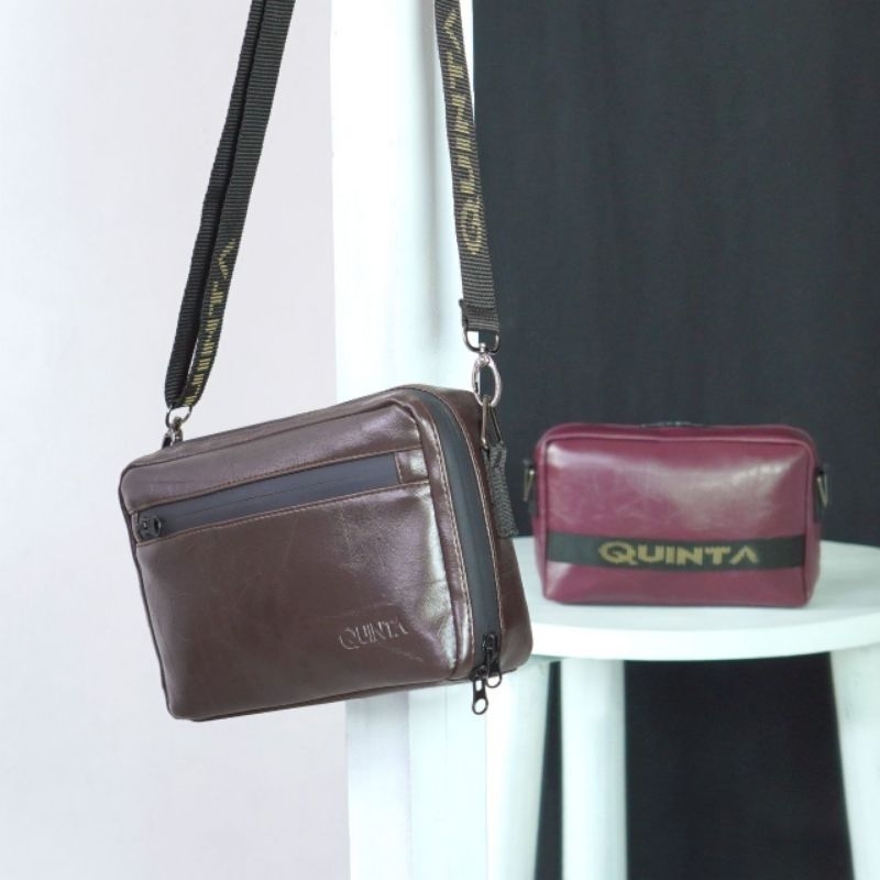 Isam Bag Tas Unisex Quinta Tas Selempang Pria Wanita Handbag Multifungsi Kekinian Anti Air