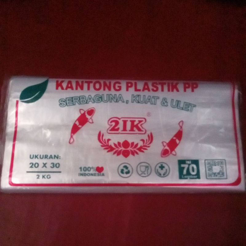 Plastik PP KOI 2 KG (20x30) isi (70 lembar )