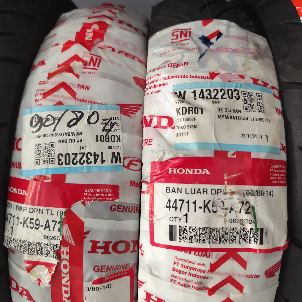 Ban Honda Federal 90/80-14 Ban Tubless matic Vario 160