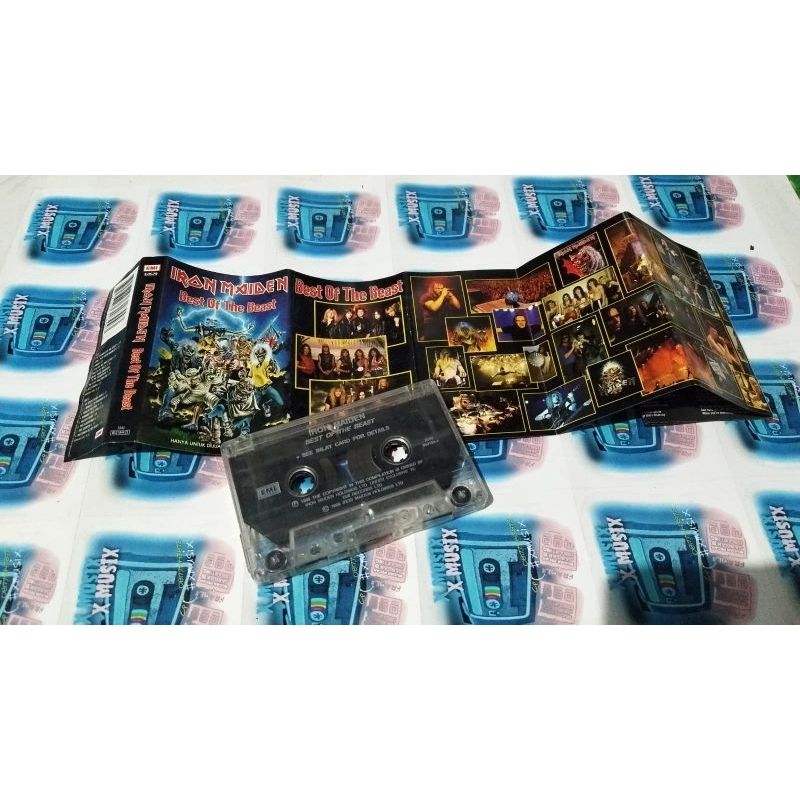 kaset pita iron maiden / best of the beast