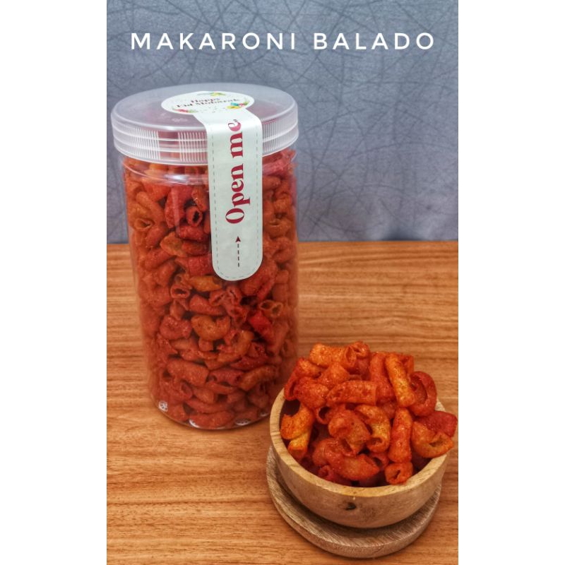 

makaroni pipa balado kemasan 1lt