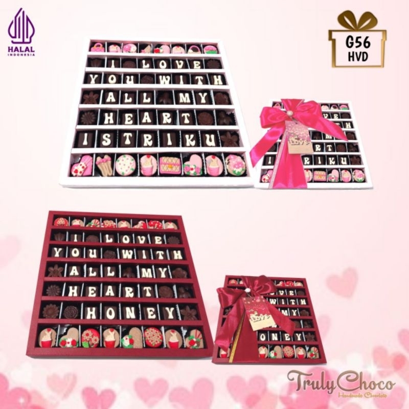 

kado valentine coklat box praline untuk istri, pacar, cewek, dan cowok
