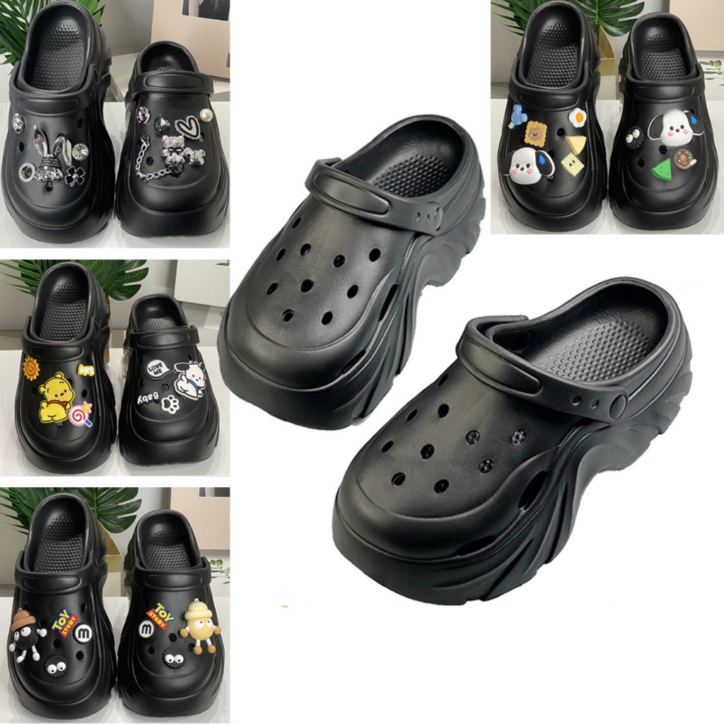 Sandal Wanita Sandal EVA Rubber Wanita Import Sandal EVA Baru Wedges 5CM