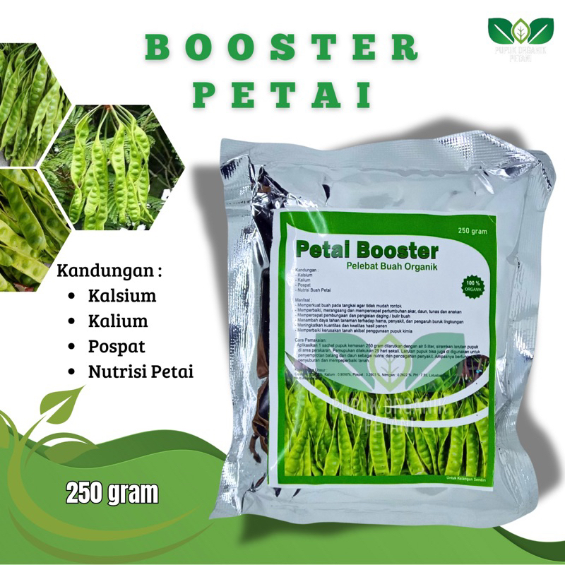 Pupuk Pelebat Petai Pete Organik Agar Cepat Berbuah Lebat, Pupuk Booter Perangsang Petai Pete