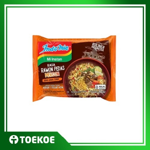 

TOEKOE Indomie Kuah Rawon Pedas Mercon 75gr (5PCS)
