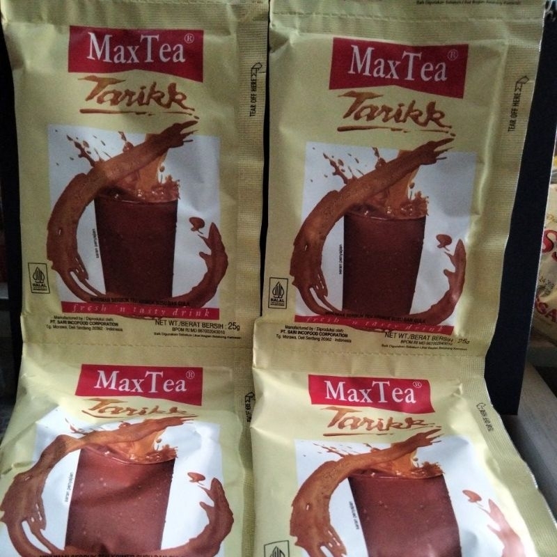 

KOPI MAX TEA TARIK 25GR(10 PCS)