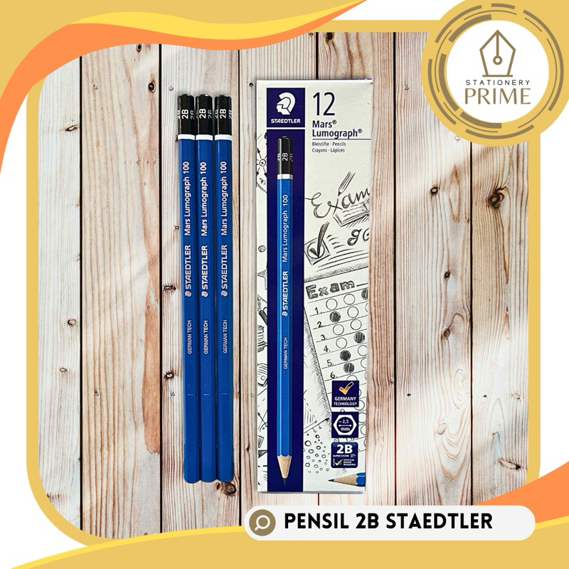 

Pensil Staedtler 2B Biru (Isi 12 Pcs)