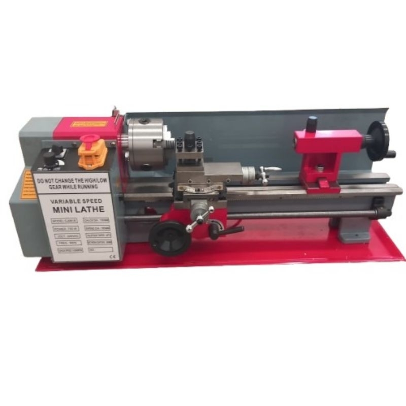 MESIN BUBUT MINI LATHE WOOD METAL WORKING 550WATT MODEL CJ0618