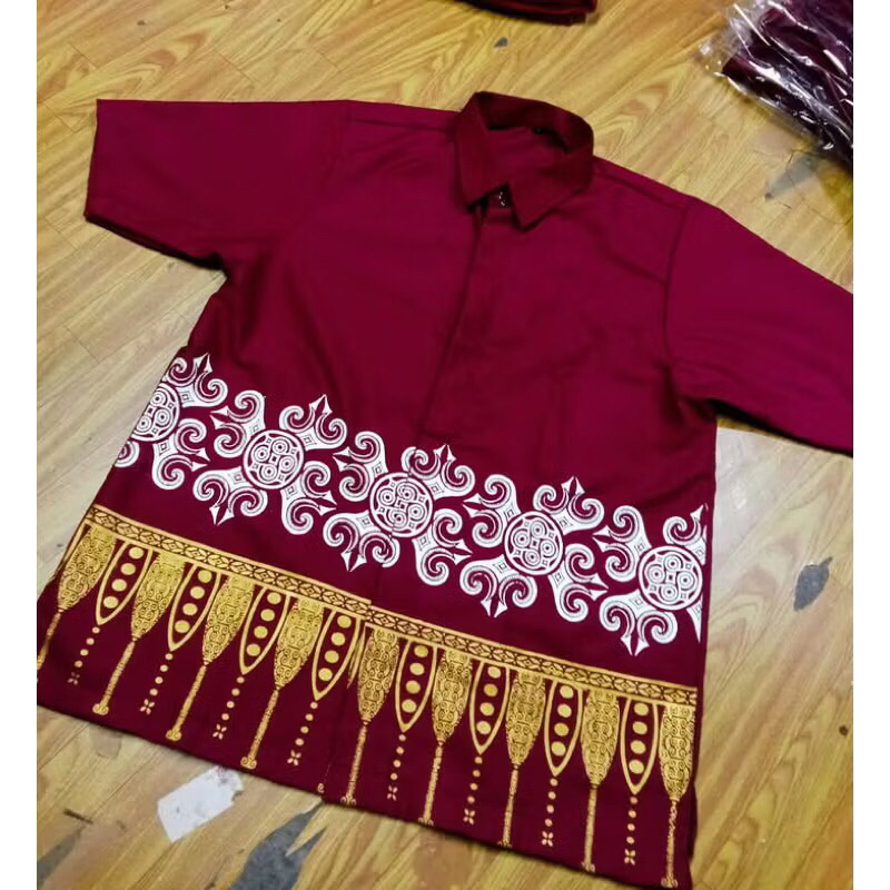 BAJU TORAJA MERAH ANAK LAKI