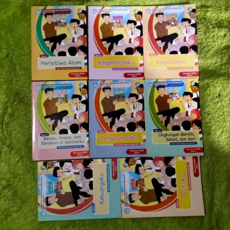ORIGINAL BUKU GURU BUKU TEMATIK TERPADU KELAS 1 SD/MI KURIKULUM 2013 TEMA 1 DIRIKU TEMA 2 KEGEMARANK