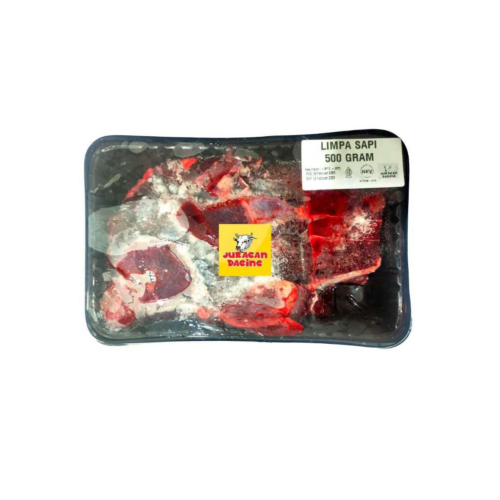 

Daging Limpa Sapi Beku 500gr
