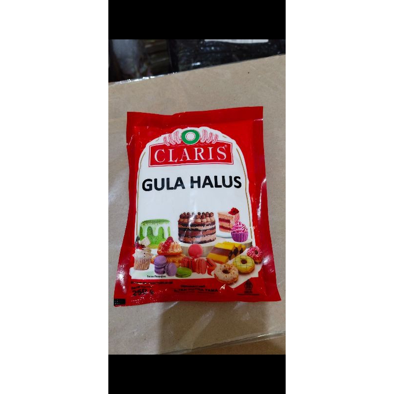 

Gula Halus Claris 250Gr