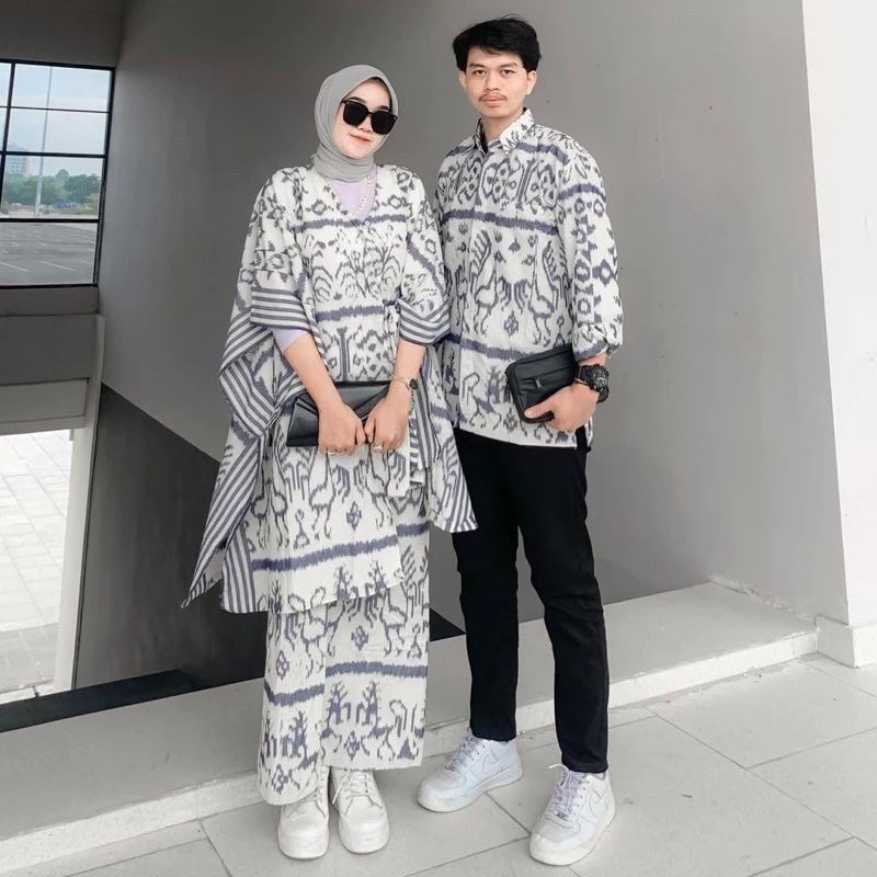 Set Couple Tenun Madam | Motif Batik Sumba
