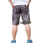 JOST FASHION-CELANA CARGO PENDEK GREY HITS TERBARU