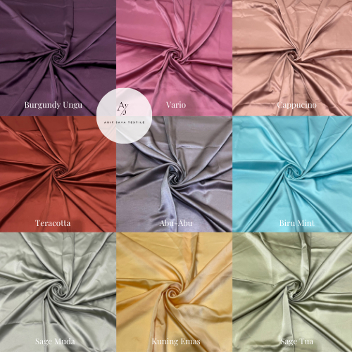 Kain Satin Maxmara Silk Premium Furing Kebaya