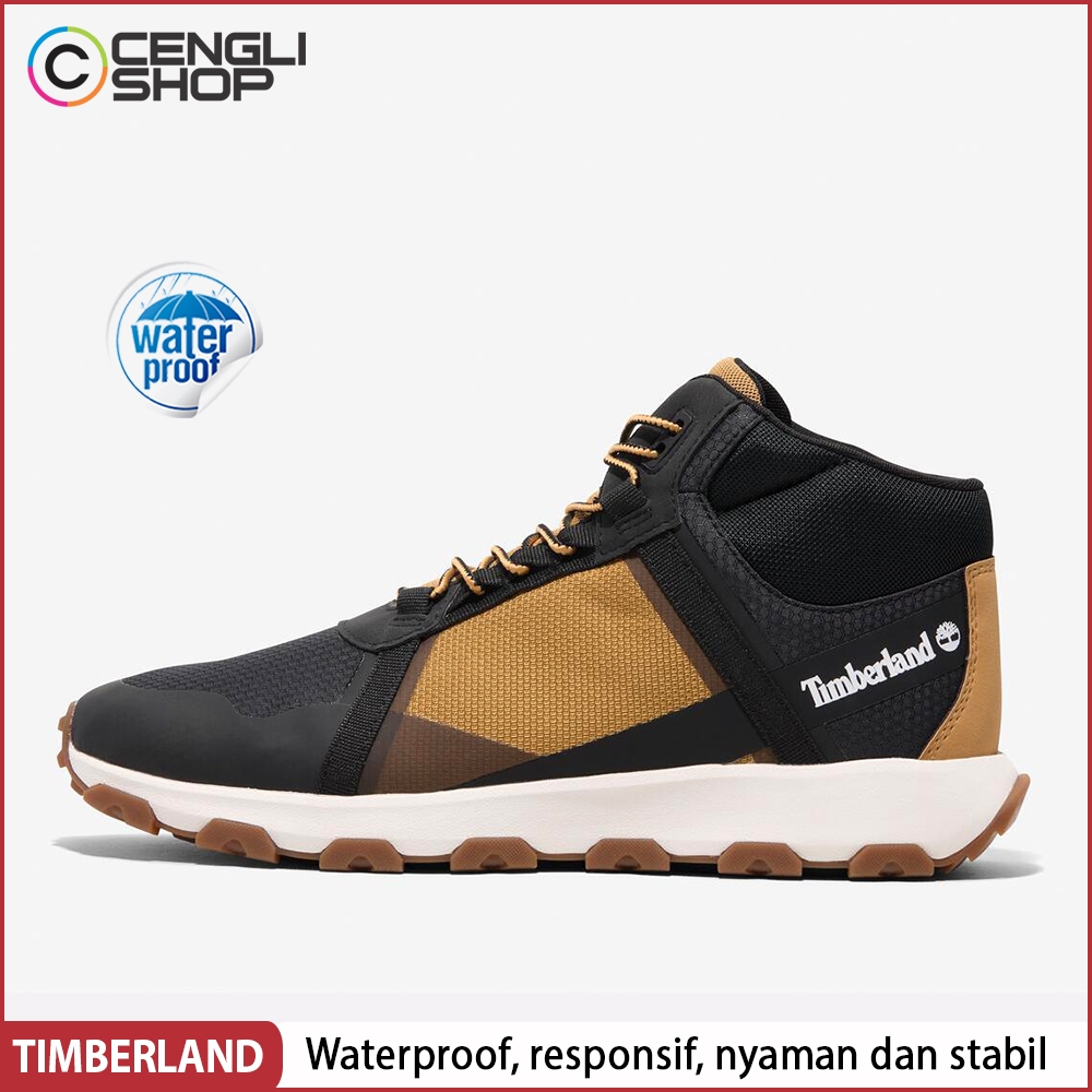 SEPATU TIMBERLAND SNEAKER BOOT KASUAL PRIA ORIGINAL SNEAKERS BOOTS CASUAL KETS ASLI ORI WATERPROOF T