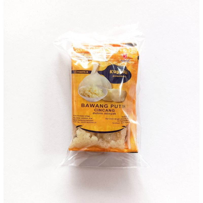 

Bawang Putih Cincang Sedap Siap Pakai PerPack isi 5 Sachet