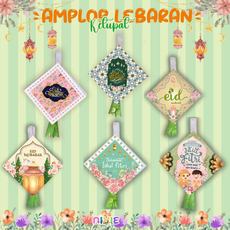 

Amplop Ketupat (isi 6) | Amplop ketupat viral | amplop thr