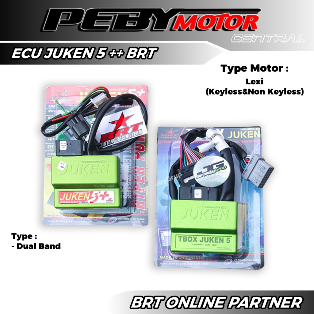 ECU JUKEN 5++ DUALBAND BRT Lexi 125 Keyless Non Keyless
