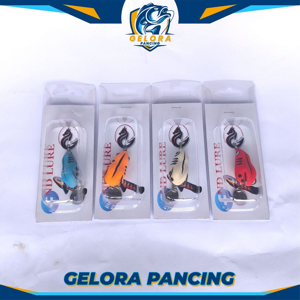 UMPAN CASTING SOFT FROG || IKAN GABUS DAN TOMAN || ND Lure (Uk. 3,5 cm)