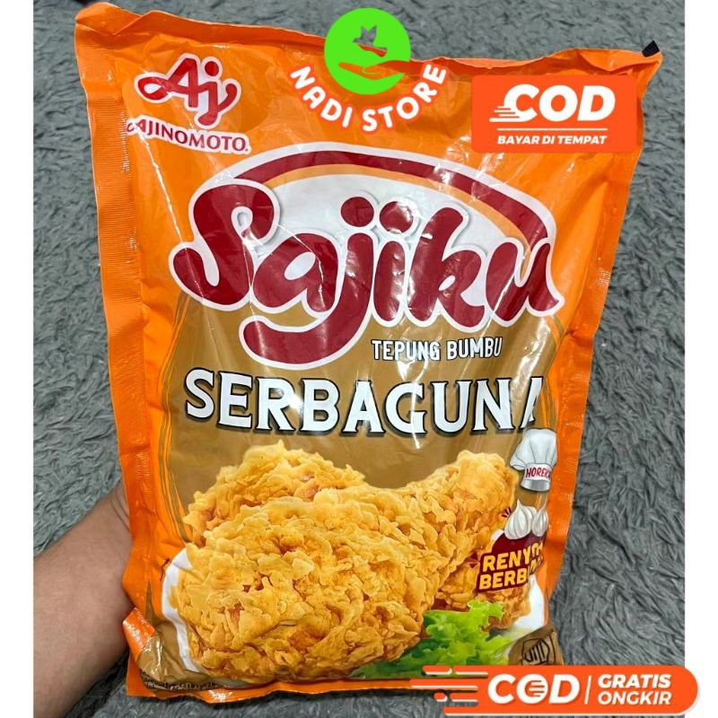 

Tepung Sajiku kemasan Tanggung 220 Gram