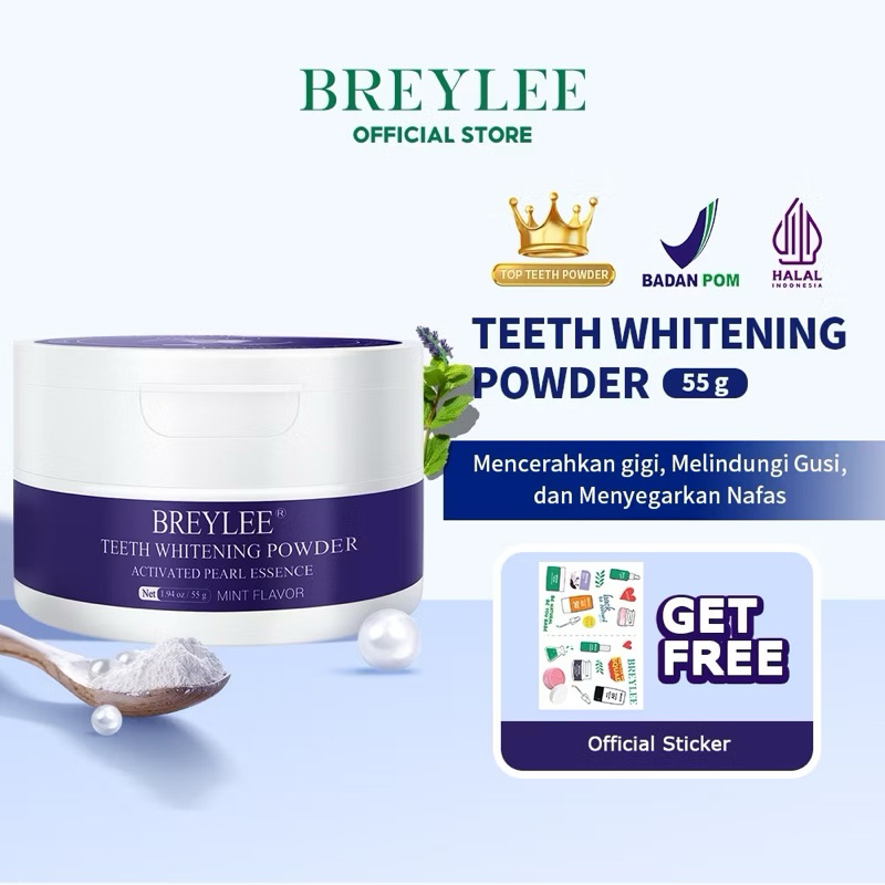 BREYLEE TEETH WHITENING POWDER