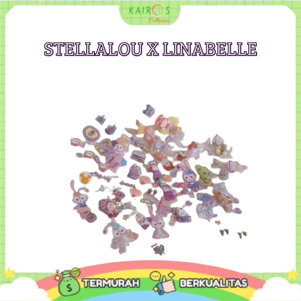 

STICKER NONO STELLALOU X LINABELLE [ECER] WATERPROOF / 1 LEMBAR STIKER