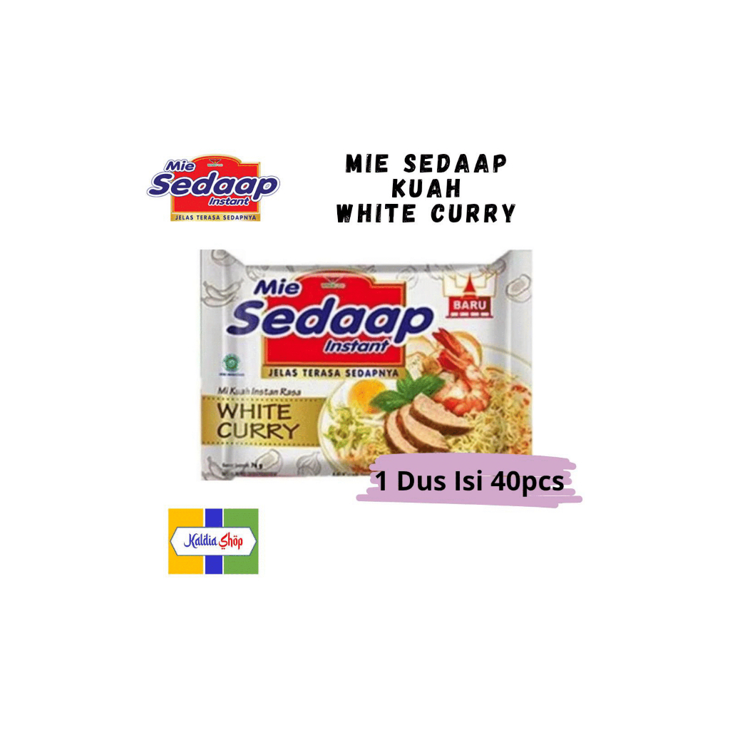 

Mie Sedaap Kuah White Curry 1 Dus