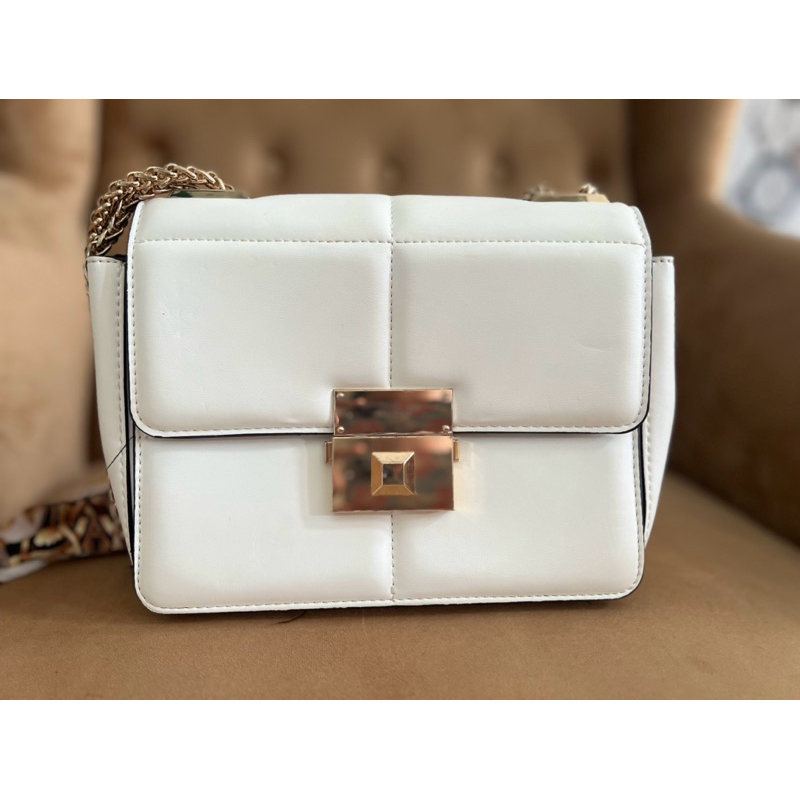 preloved tas aldo putih elegan