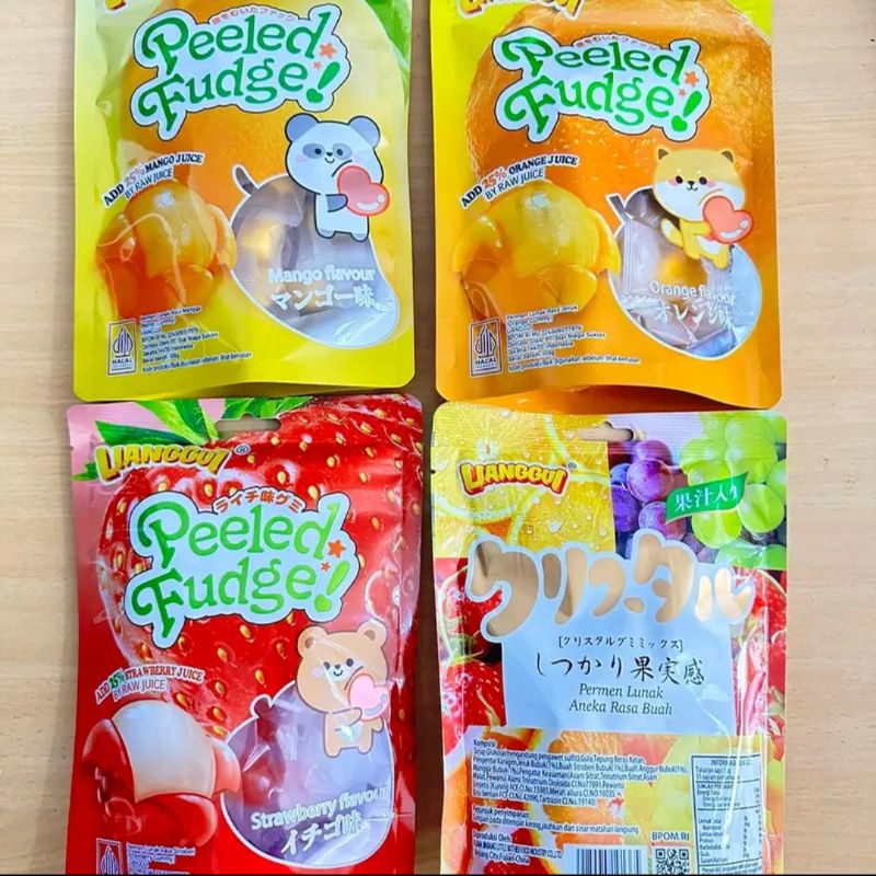 (HALAL) Permen Buah Kupas Jelly/Permen Halal/Permen Viral