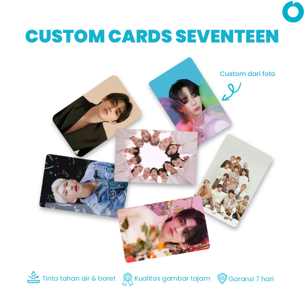 Custom E-Money / E-Toll / Flazz / Brizzi / Tap Cash Edisi Seventeen K-Pop Custom KartuFoto Gambar
