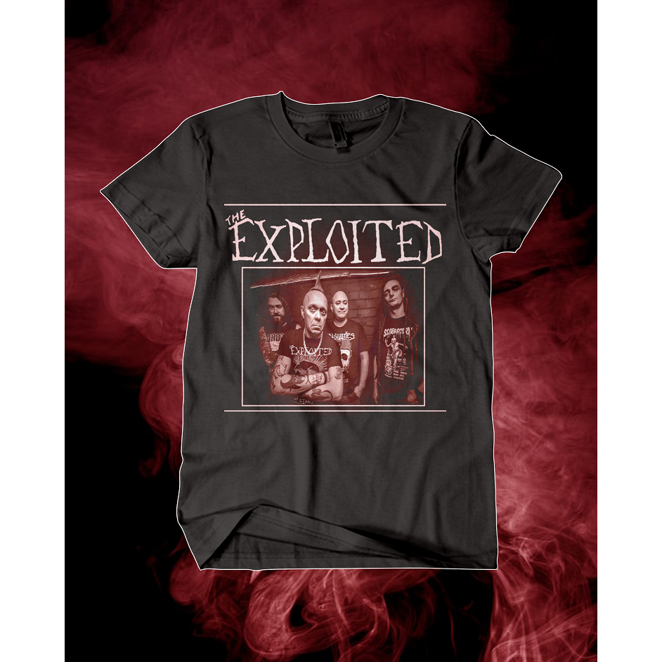 THE EXPLOITED tshirt hitam unofficial