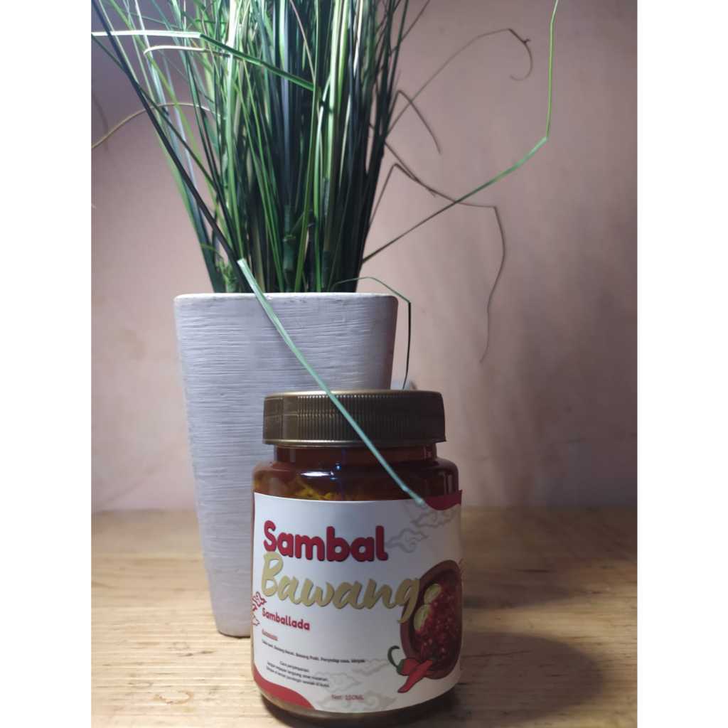 

Sambel Bawang Klasik/Sambel Simpel/Sambal Bwg Kasar Botol/Bertekstur Simple