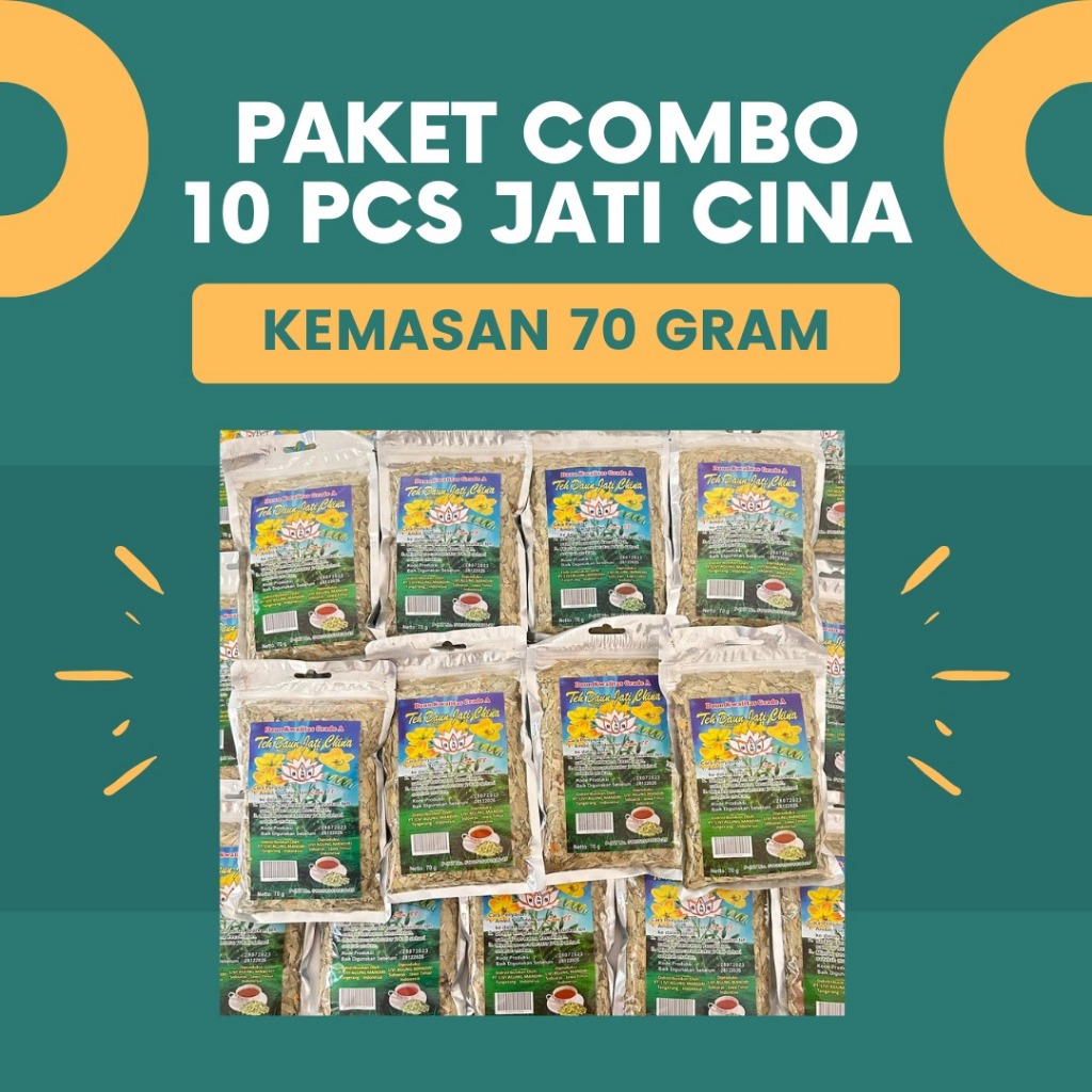 

{PAKET HEMAT JATI CINA 10PCS} JATI CINA KEMASAN 70GRAM | JATI CHINA LAM88