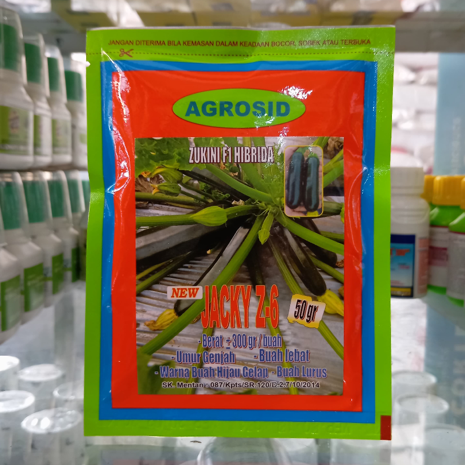 Benih Zukini F1 Hibrida JACKY Z-6 50 GRAM