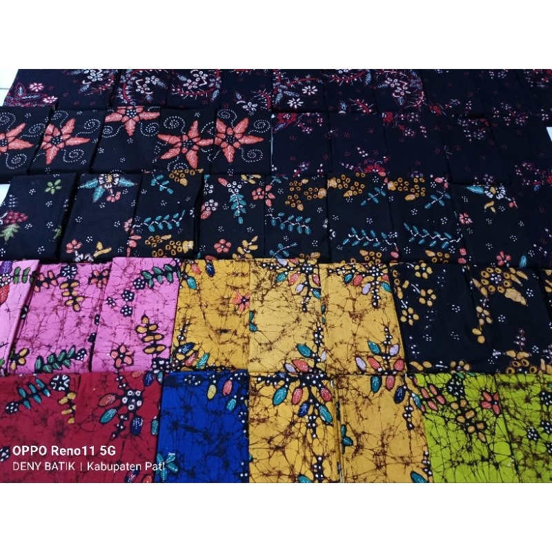 KAIN BATIK TULIS ASLI BAKARAN PATI BATIK WARNA PREMIUM ( BUKAN SARUNG )