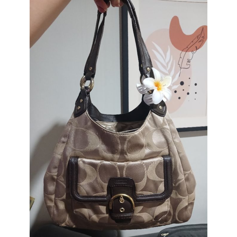 Tas Coach Hobo Signature vintage