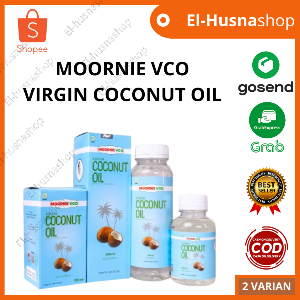 

VCO Virgin Coconut Oil 250ml Moornie Minyak Kelapa Murni Asli Original