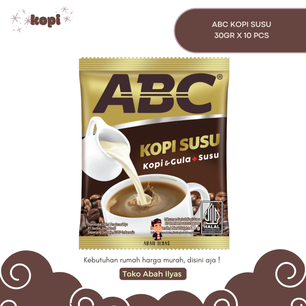 

Kopi ABC Kopi Susu Sachet isi 10 Pcs