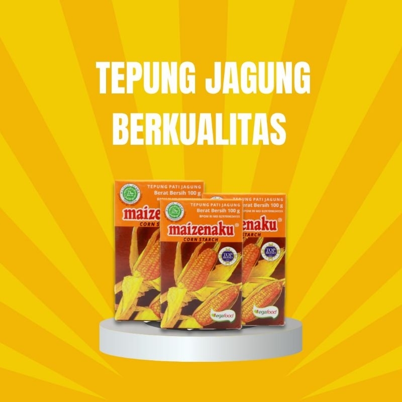 

Tepung Jagung / Maizenaku/100 gram/tepung Pati jagung
