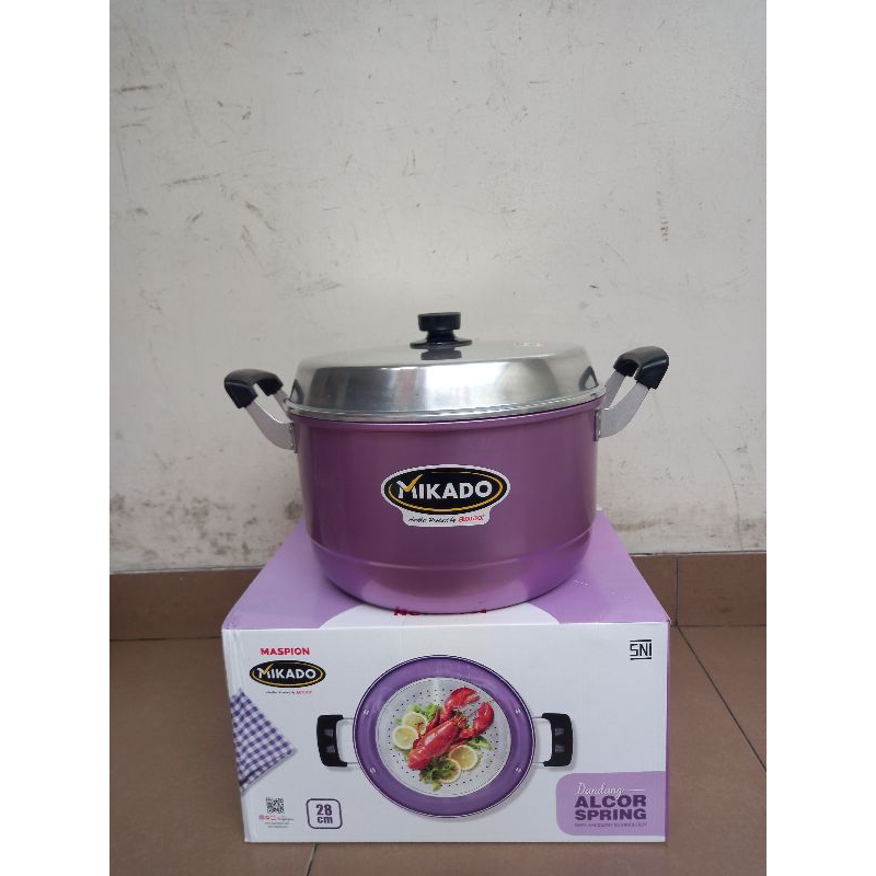Maspion Aluminium Mikado - Dandang Alcor 28 cm