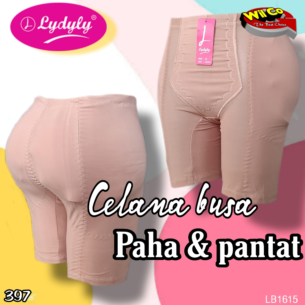 LKI SM397 Lydyly Celana Dalam Wanita Bokong Dan Pinggul Busa Size M L Xl ( 35 - 55 )